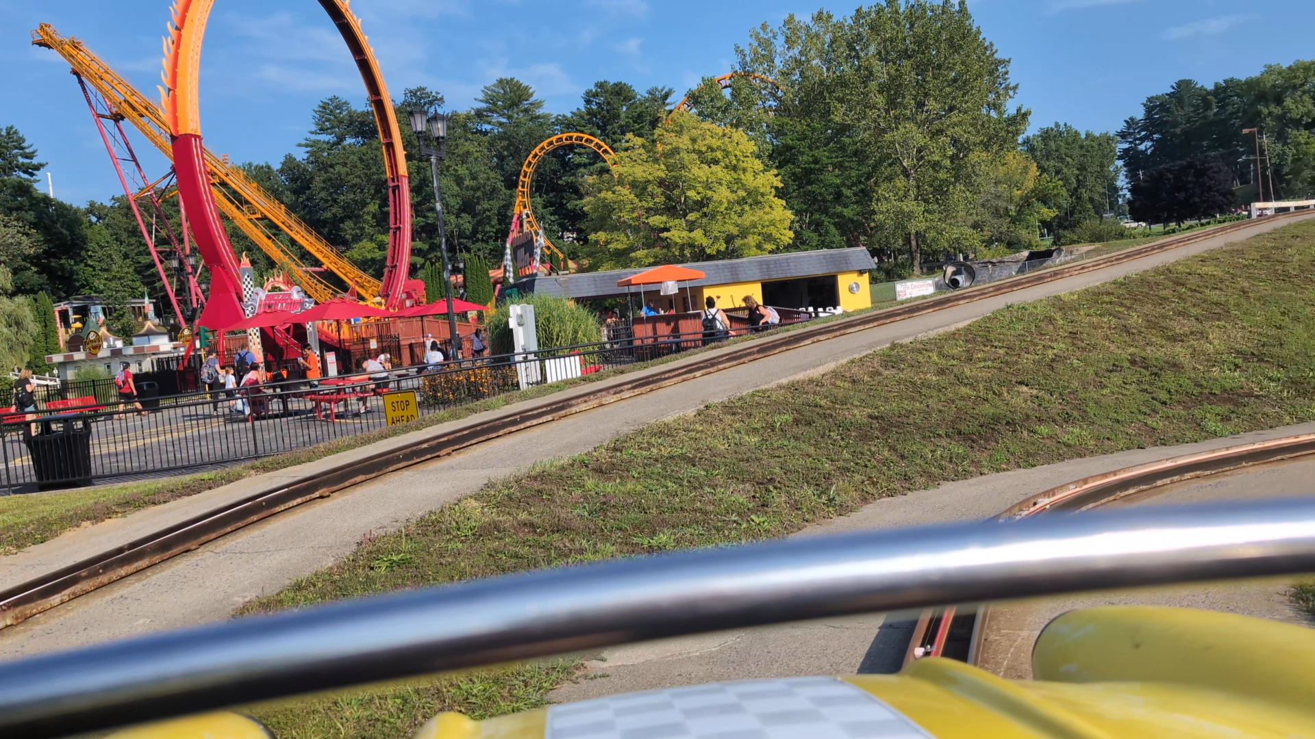 A picture from onboard Thunder Alley. Pic not related to content